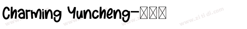 Charming Yuncheng字体转换